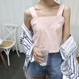 Sleeveless Square Neck Top