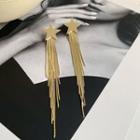 Star Fringed Drop Earring 1 Pair - As Shown In Figure - One Size