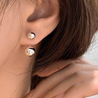 Polished Alloy Swing Earring