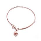 18k Rose Gold Plated Stainless Steel Camellia Bracelet