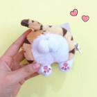 Cat Butt Coin Purse White - One Size