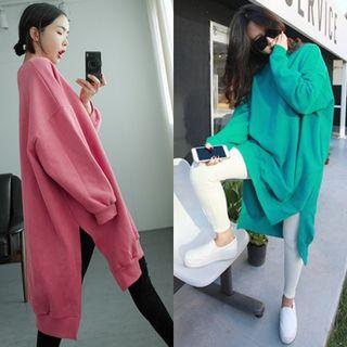 Side Slit Pullover Dress