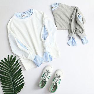 Ruffle Sweatshirt