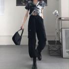 Short-sleeve Tie Dye T-shirt / Harem Cargo Pants