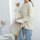 Tie-cuff Pullover