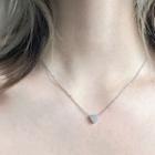 Stainless Steel Heart Pendant Choker Necklace - As Shown In Figure - One Size