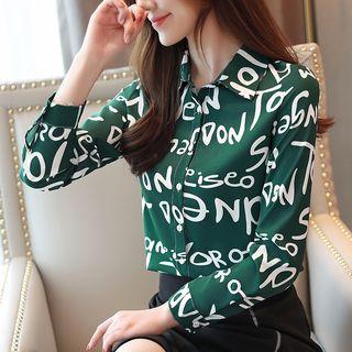 All Over Letter Shirt