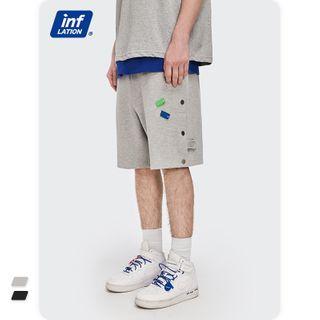 Button-side Cotton Shorts