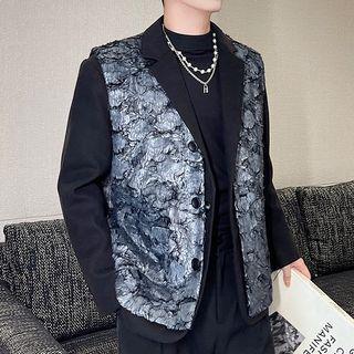 Feather Accent Vest