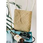 Woven-straw Shopper Bag