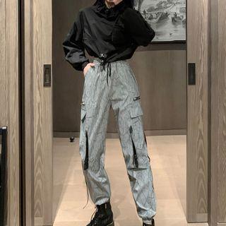 Harem Cargo Pants / Sweatshirt / Set