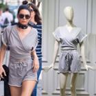 Drawstring Wrapped Playsuit