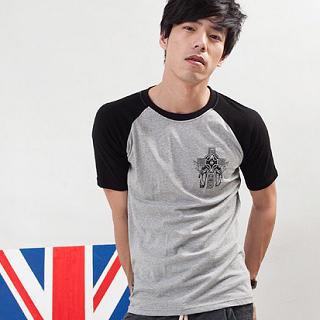 Raglan-sleeve Printed T-shirt