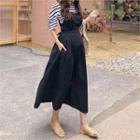 Cross-strap Back Jumper Dress