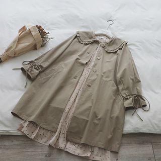 Doll Collar Coat Brown - One Size