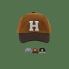 Letter H Embroidered Baseball Cap