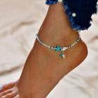 Starfish Anklet Starfish - Blue & White - One Size