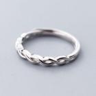 925 Sterling Silver Open Ring S925 Silver Ring - Silver - One Size