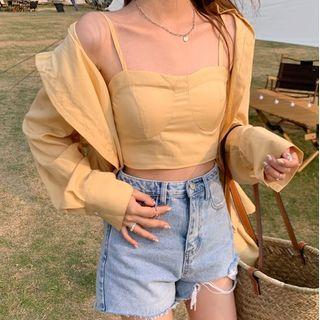 Cropped Camisole Top / Crop Shirt
