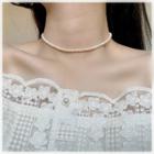 Faux Pearl Choker 2116 - Gold - One Size