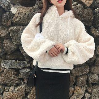 Fleece Drawstring Hoodie