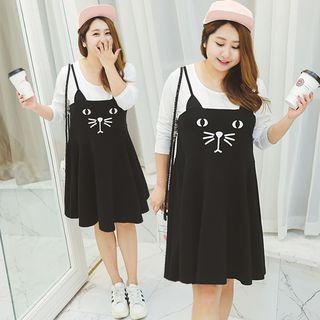 Cartoon Print Dress