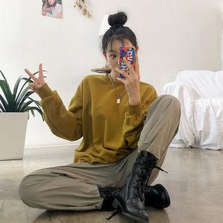 Drawcord-waist Relaxed Fit Pants