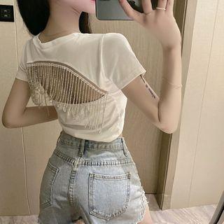 Short-sleeve T-shirt / Denim Shorts