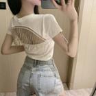 Short-sleeve T-shirt / Denim Shorts