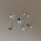 Butterfly Alloy Cuff Earring / Rhinestone Alloy Earring (various Designs)