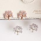 Rhinestone Tree Earring