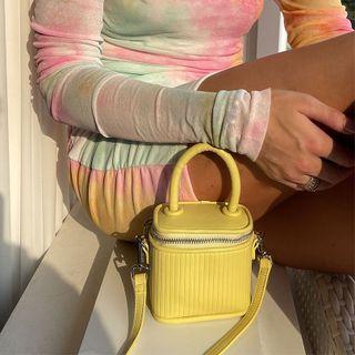 Neon / Mono Handle Mini Bag