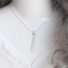 Star Tasseled Sterling Silver Necklace