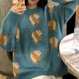 Panda Jacquard Sweater