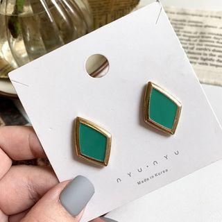 Rhombus Stud Earring Earrings - One Size