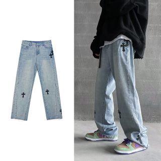 High-waist Cross Jeans