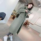 Plain Snap Button Coat