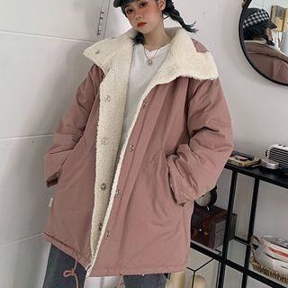 Reversible Genuine Shearling Zip Jacket