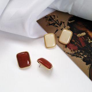Rectangular Resin Earring