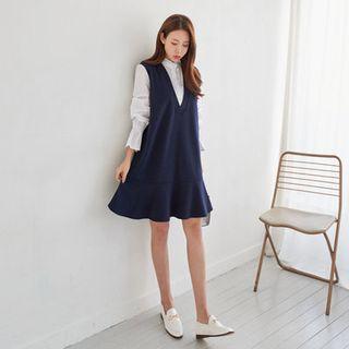 Monk Two-piece Shift Dress