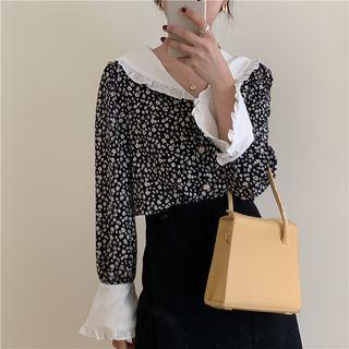Peter Pan Floral Blouse