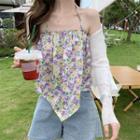 Floral Camisole Top / Cropped Cardigan