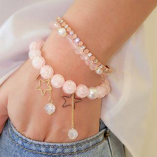 Faux Pearl Bracelet One Size - One Size