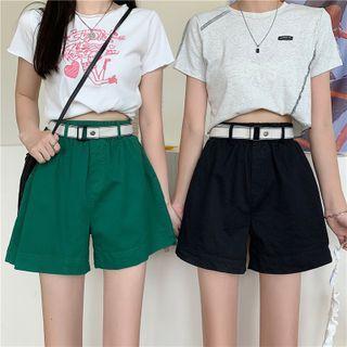 Pants Wide Shorts Straight Cut Pants