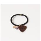 Triangle Disc & Bead Hair Tie