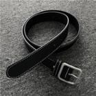 Faux Leather Belt 1pc - Black - One Size