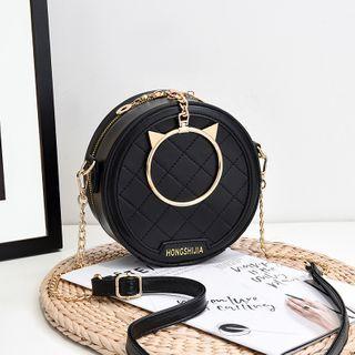 Chain Round Zip Crossbody Bag