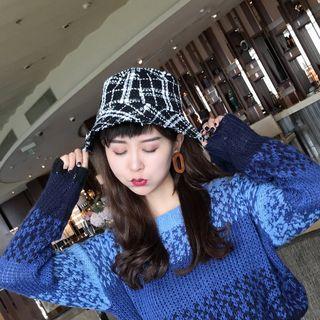 Tweed Plaid Bucket Hat