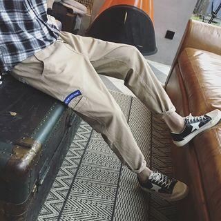 Applique Drop Crotch Pants