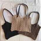 Cable Knit Tote Bag (various Designs)
